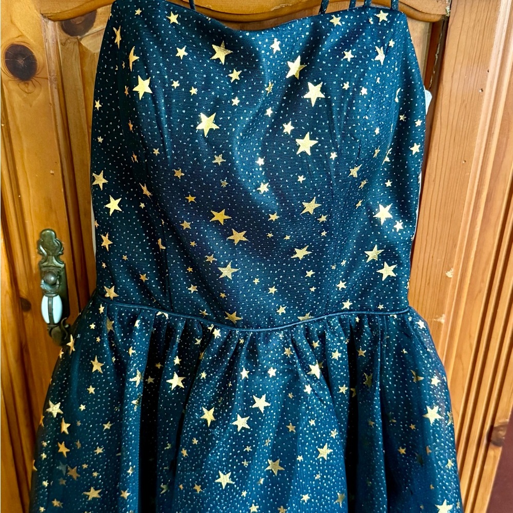 Starry Night Juniors Girls Dress 0 (NWT)